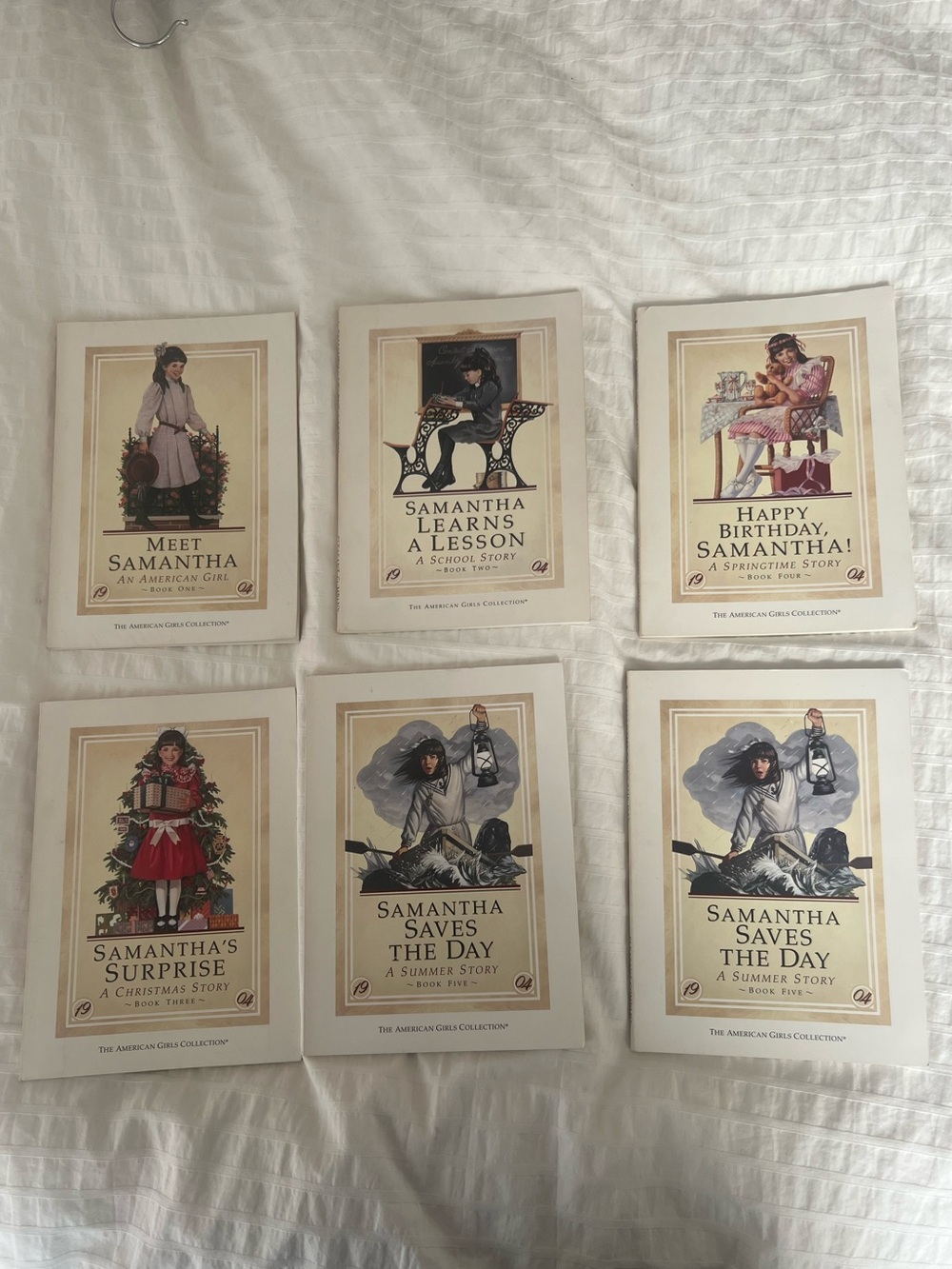 Vintage American Girl Pleasant Company Samantha Books Lot of 6 - *as is*